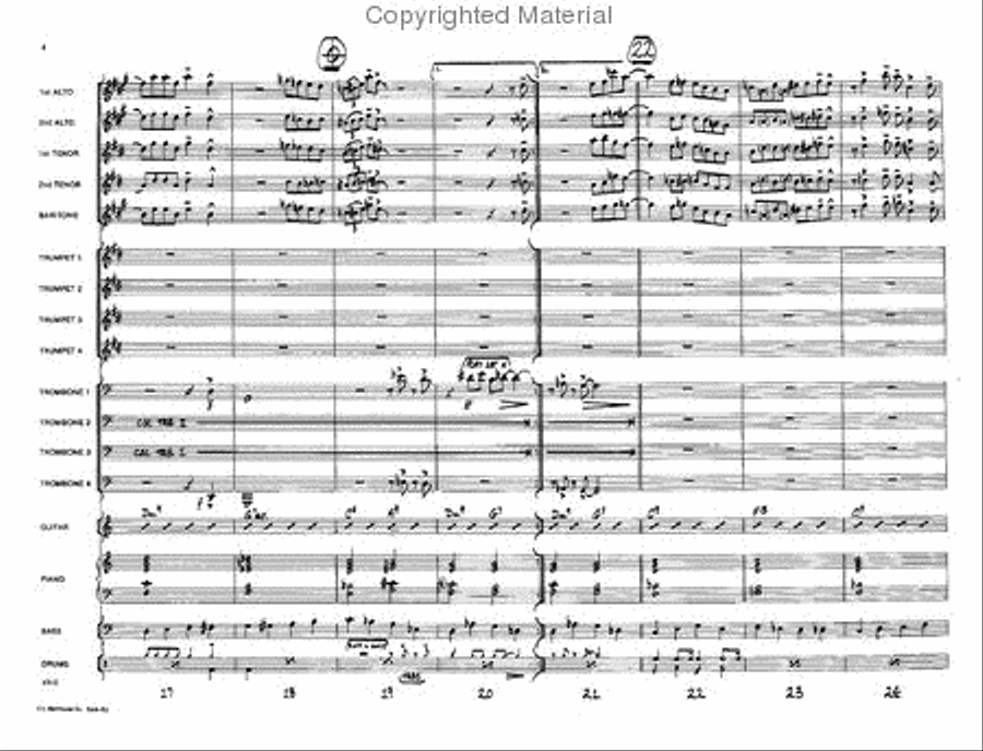 Sax-O-Rama Jazz Ensemble scores gallery preview page 4