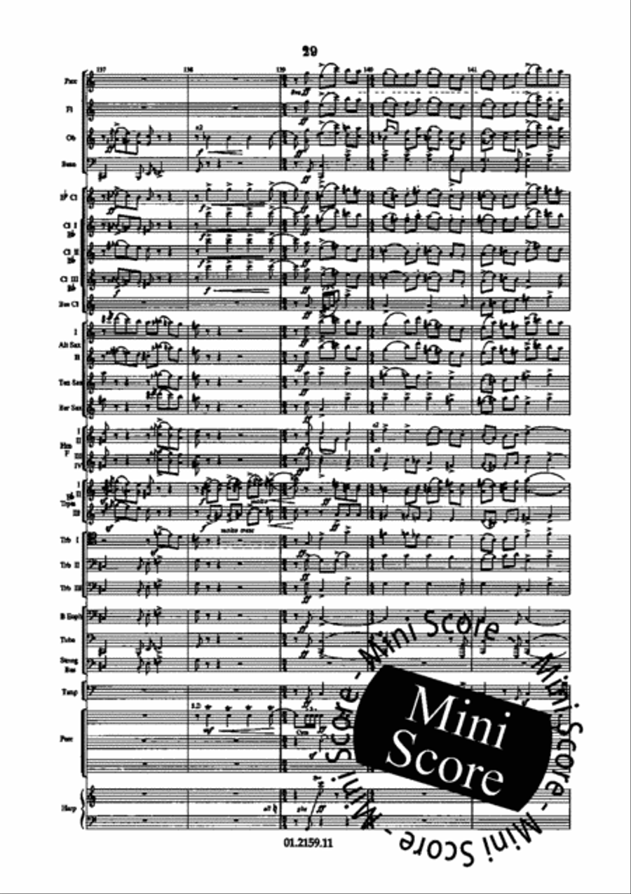 Dance Suite Concert Band scores gallery preview page 37