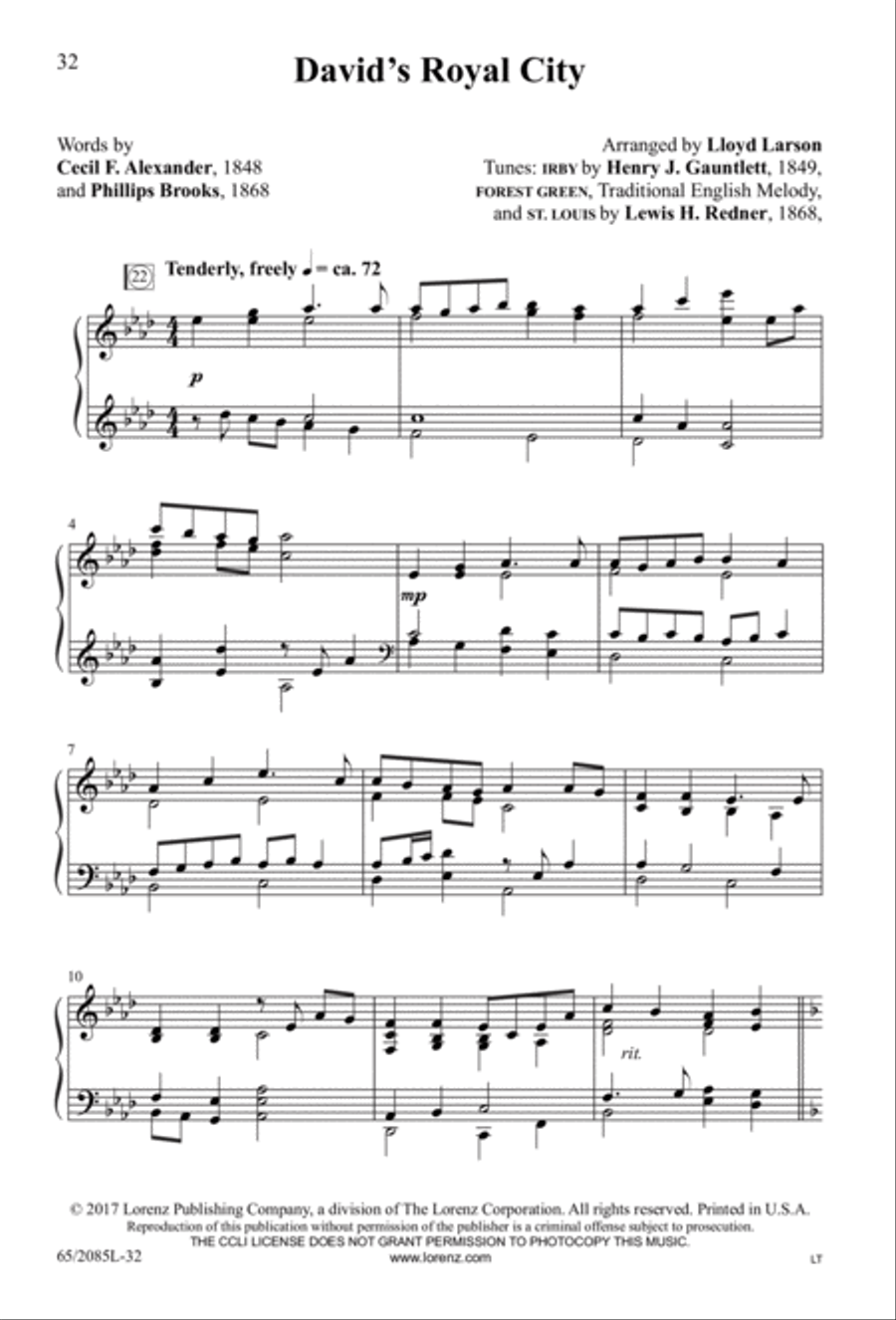 Sing Joy to All the World! 3-Part scores gallery preview page 9