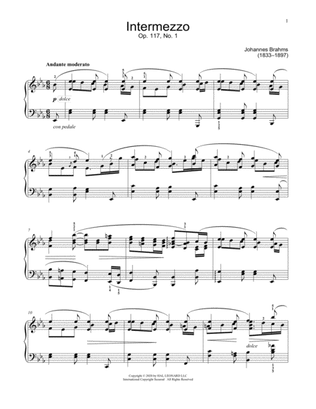 Intermezzo, Op. 117, No. 1