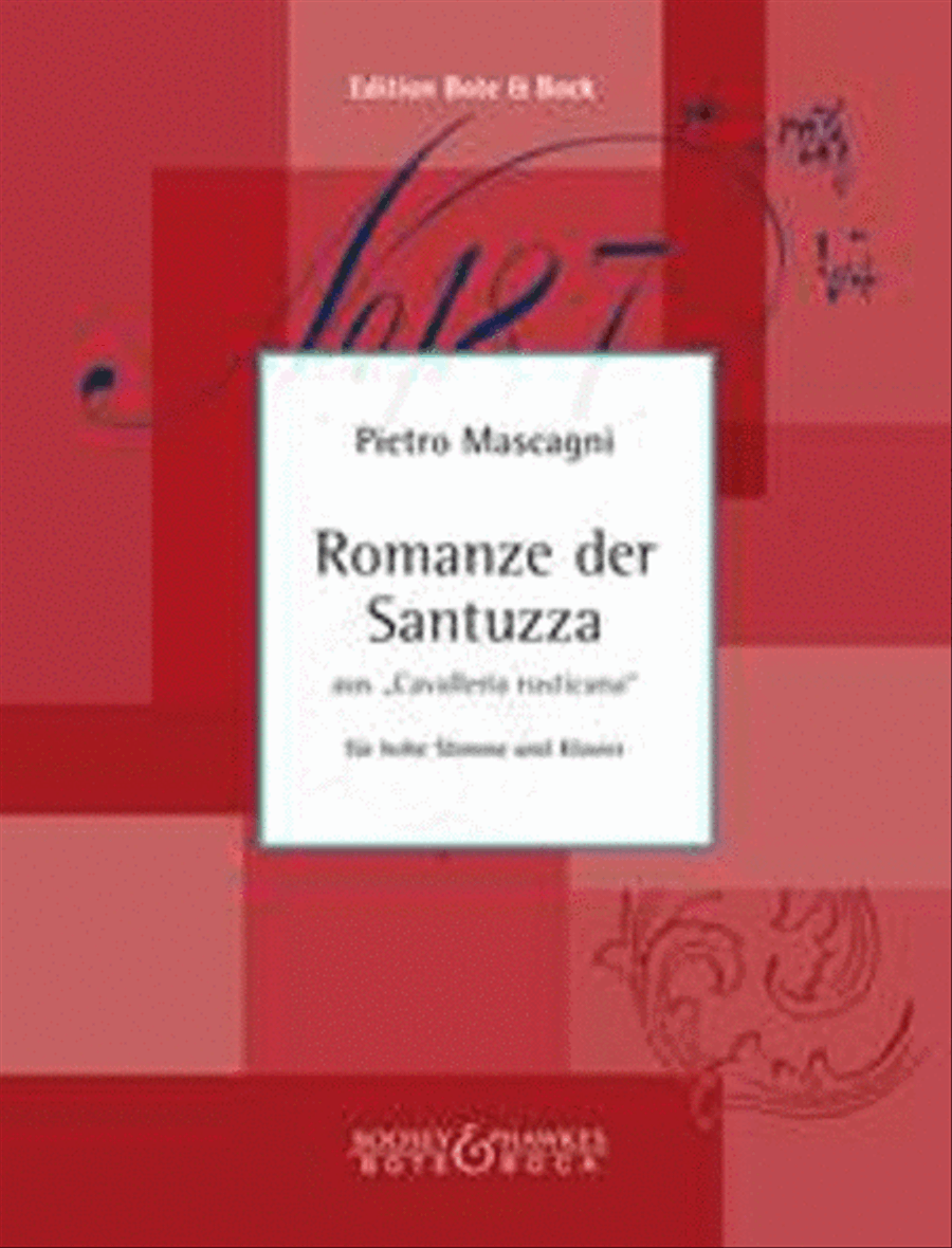 Romanze der Santuzza Als euer Sohn einst fortzog High Voice scores gallery preview page 1