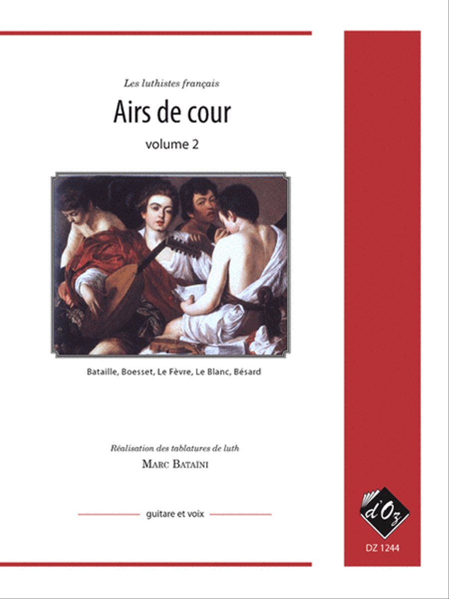 Airs de cour, vol. 2 Classical Guitar scores gallery preview page 1