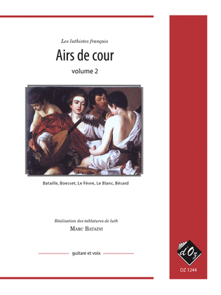 Book cover for Airs de cour, vol. 2