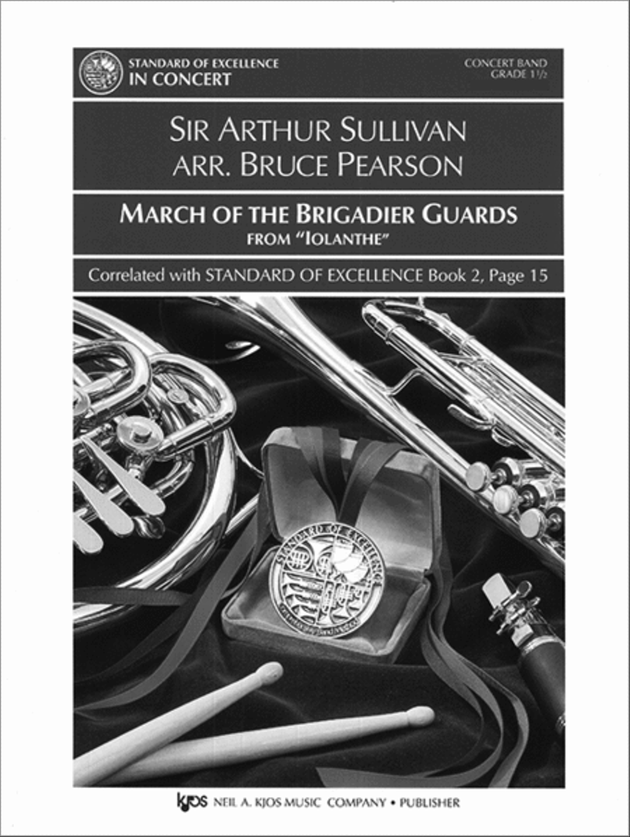 March of the Brigadier Guards - Score Concert Band scores gallery preview page 1