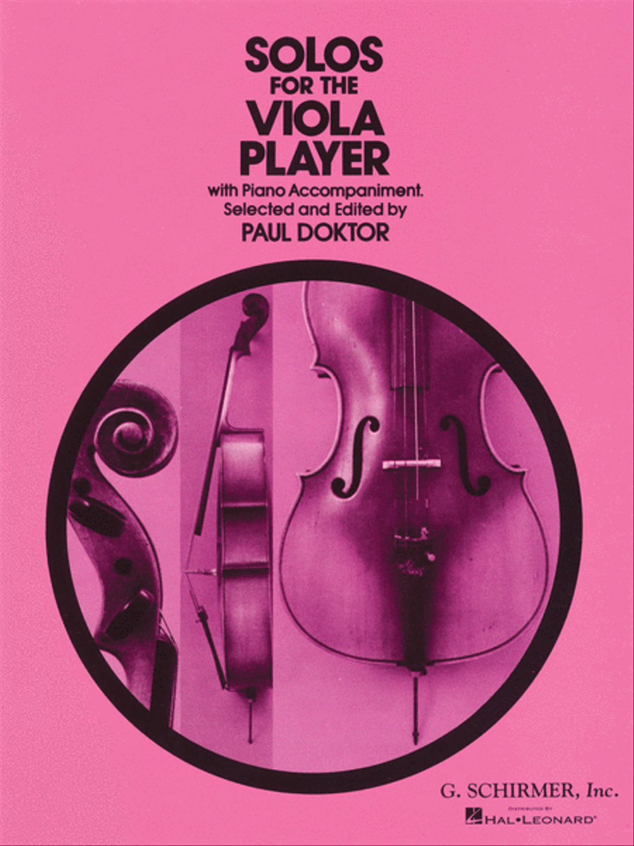 Solos for the Viola Player Piano Accompaniment scores gallery preview page 1
