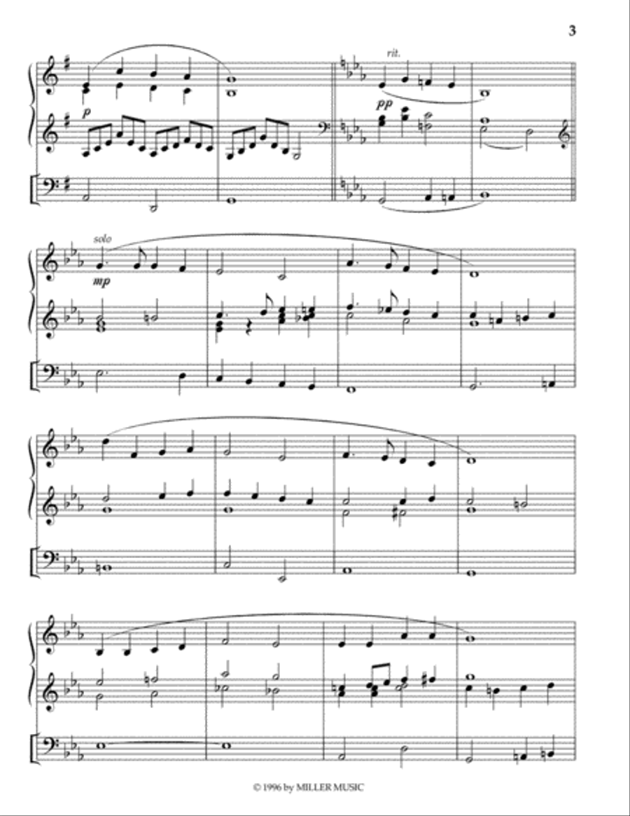 Golden Harps Are Sounding Harp scores gallery preview page 3