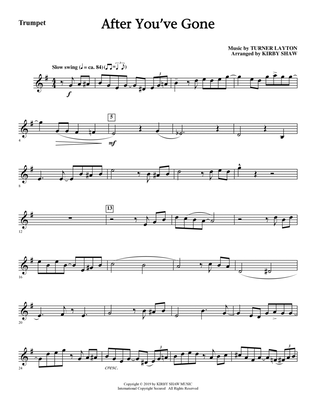 After You've Gone (from One Mo' Time) (arr. Kirby Shaw) - Trumpet