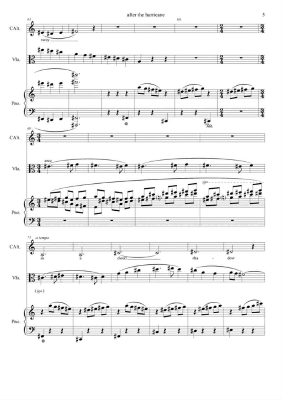 After the hurricane After the hurricane Voice scores gallery preview page 5