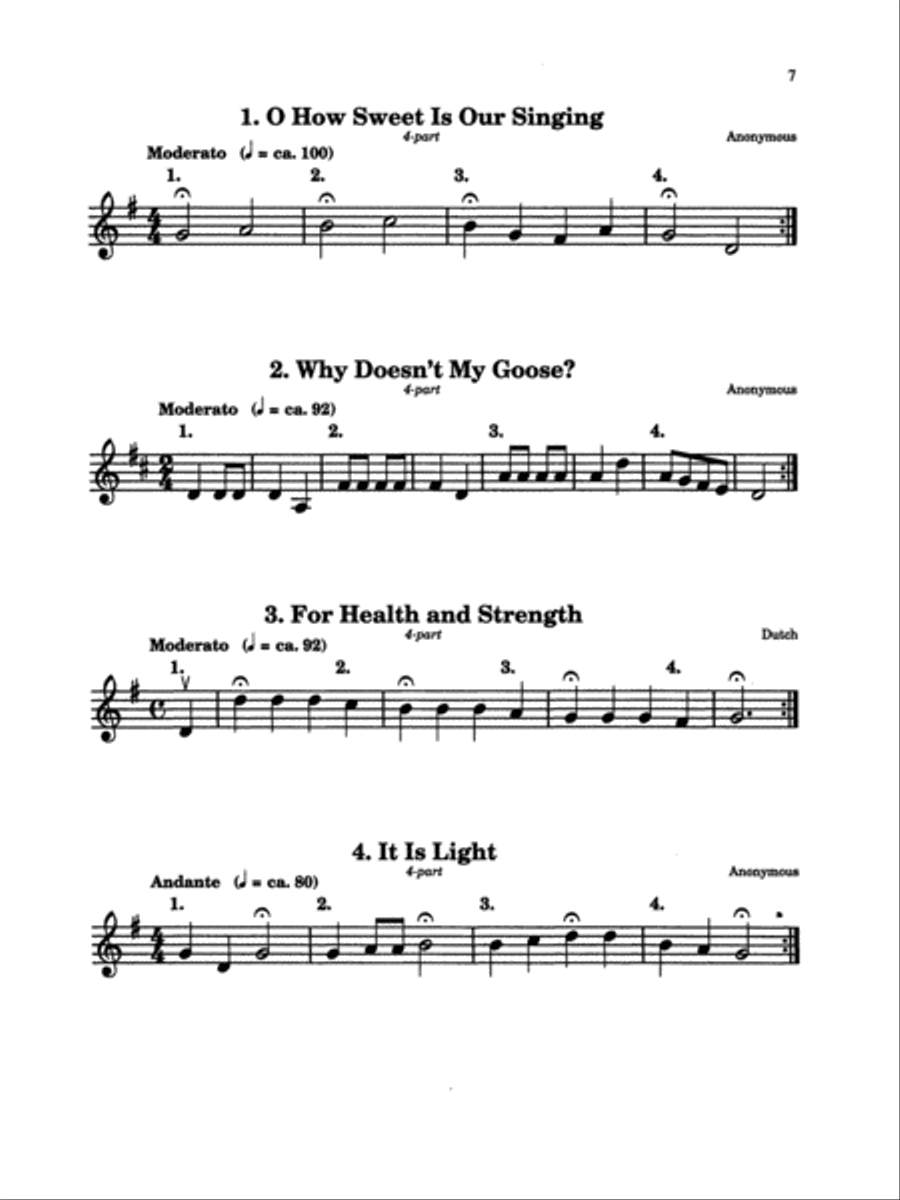 Rounds and Canons for Reading, Recreation and Performance Cello scores gallery preview page 4