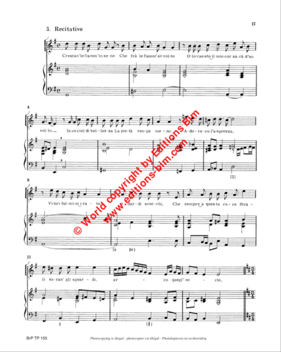 All'armi, pensieri Soprano Voice scores gallery preview page 8