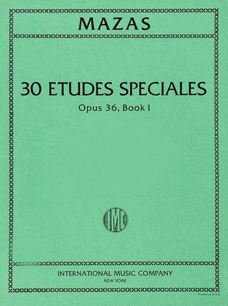 Mazas - Etudes Op 36 Book 1 Violin Ed Galamian