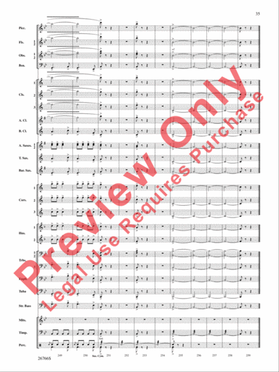 A Christmas Festival A Christmas Festival Concert Band scores gallery preview page 36