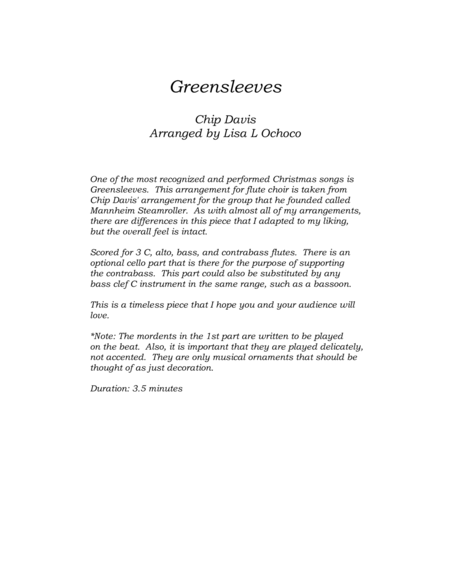 Greensleeves image number null