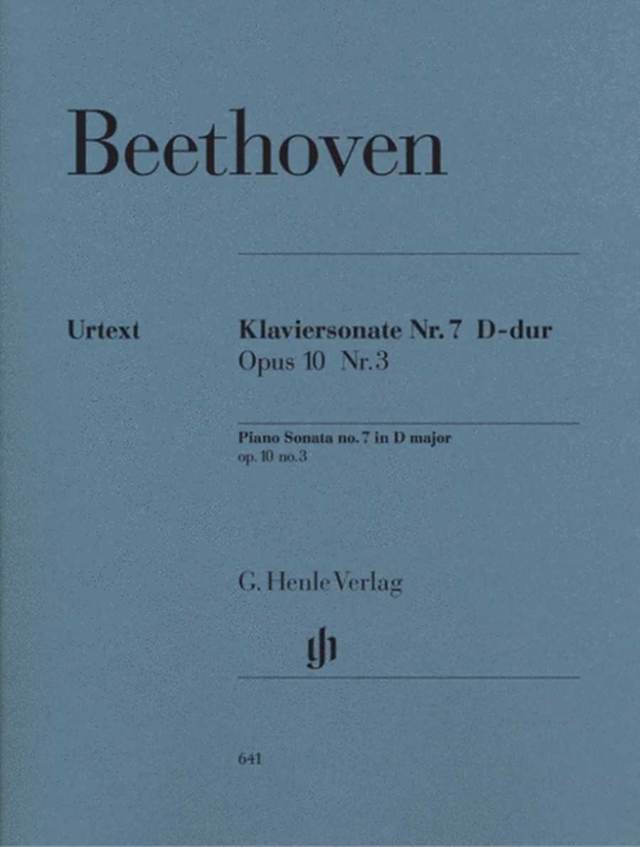 Beethoven - Sonata Op 10 No 3 D Major