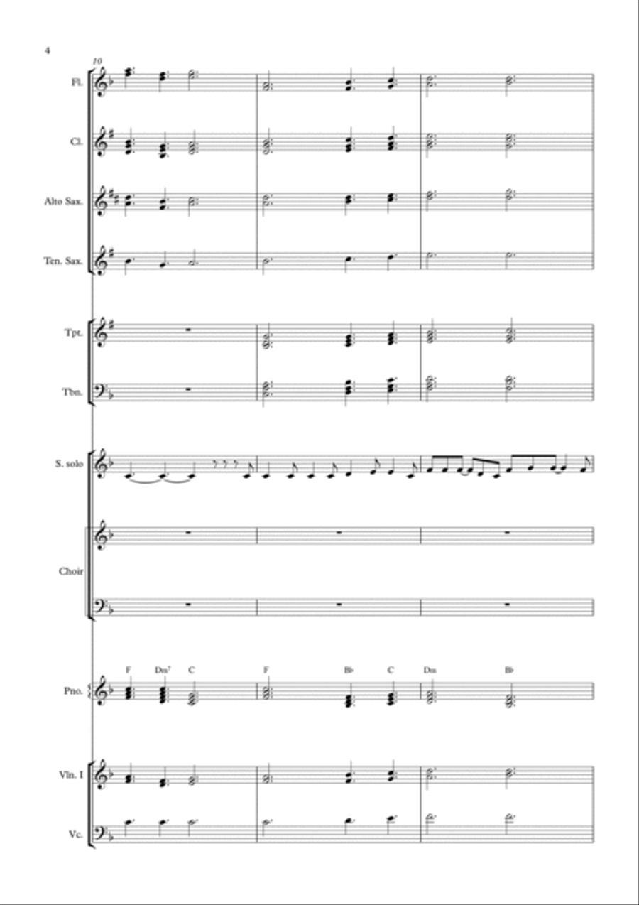 Hallelujah Full Orchestra scores gallery preview page 4