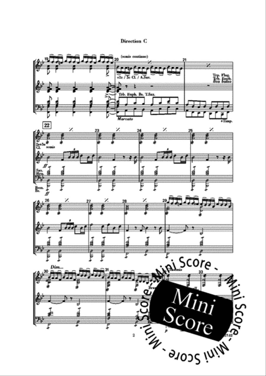 Light Cavalry Fanfare Band scores gallery preview page 18