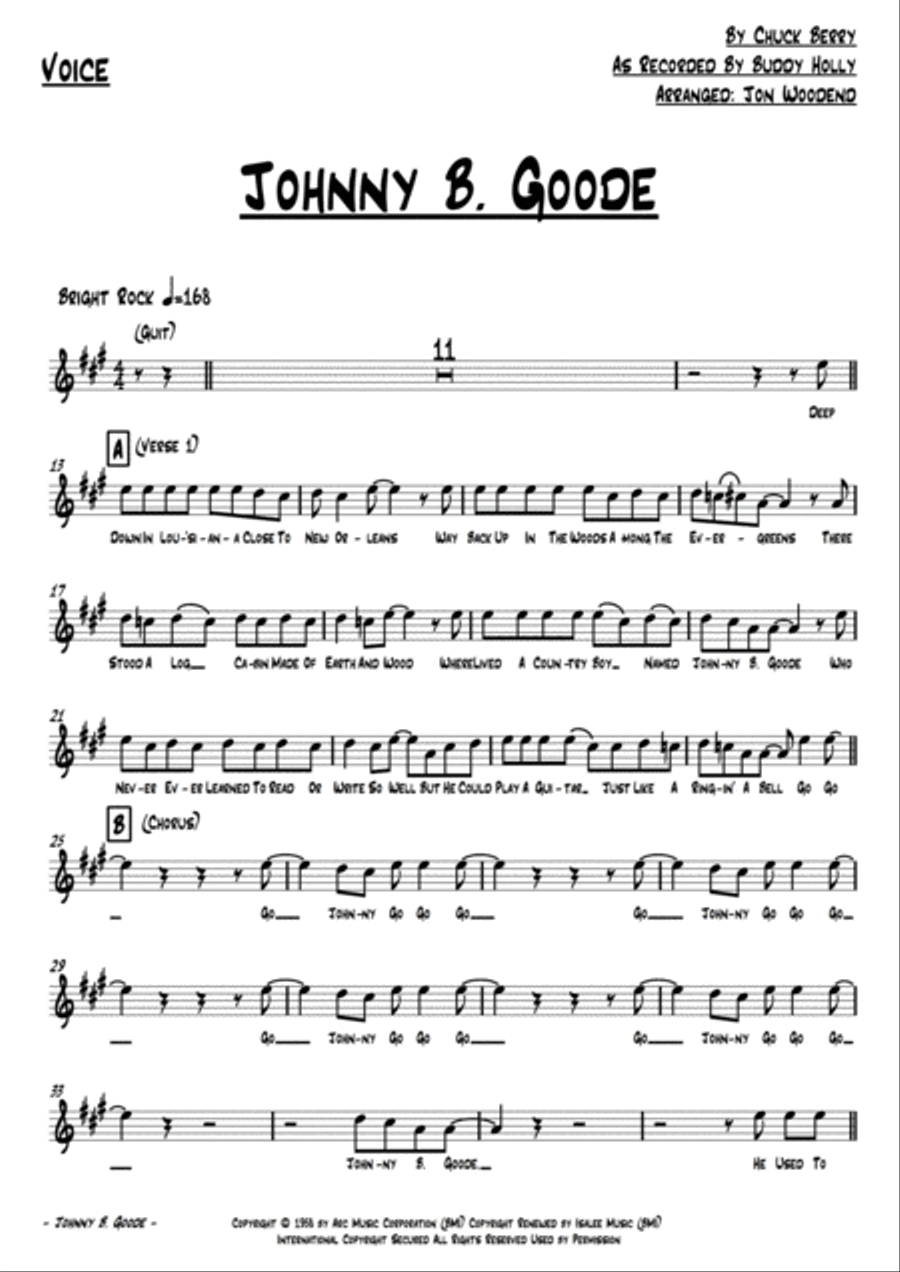 Johnny B. Goode Jazz Ensemble scores gallery preview page 2
