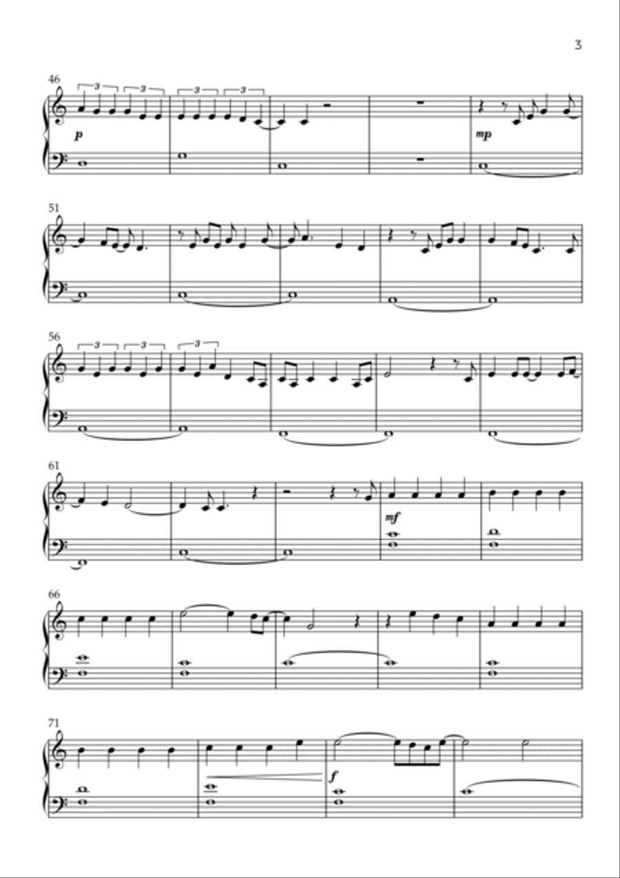 Drivers License Easy Piano scores gallery preview page 3