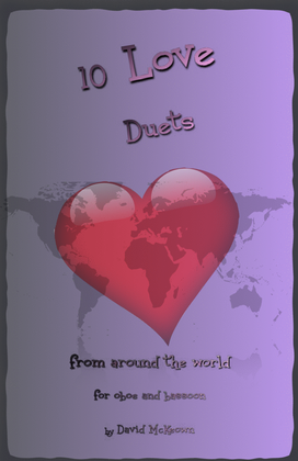 Book cover for 10 Love Duets for Oboe and Bassoon
