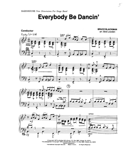 Everybody Be Dancin'