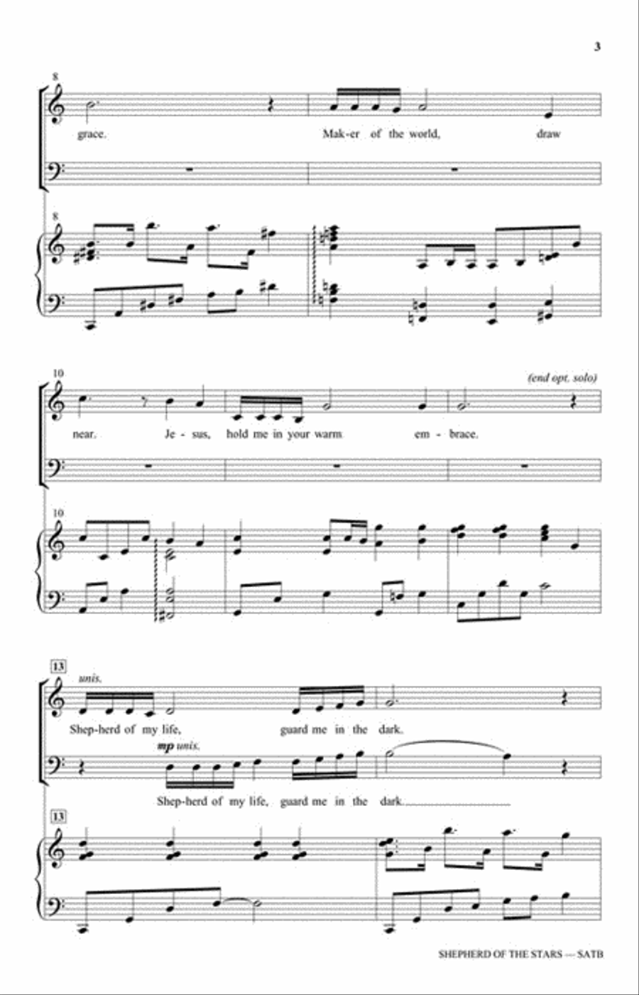 Shepherd of the Stars Shepherd of the Stars Choir scores gallery preview page 3