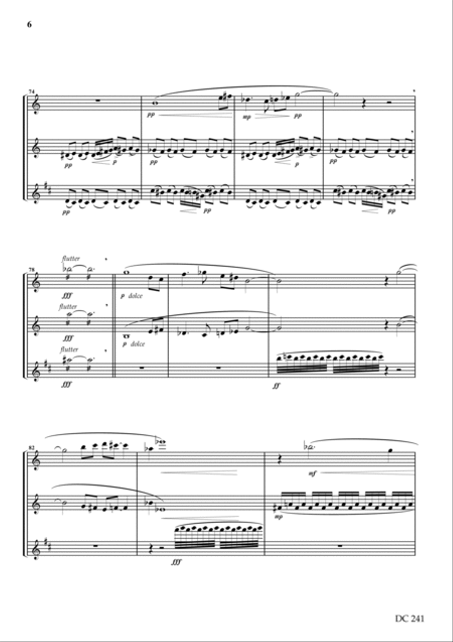 Wind trio Woodwind Trio scores gallery preview page 6