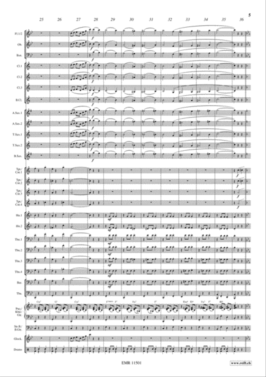 Love In Vienna Concert Band scores gallery preview page 6