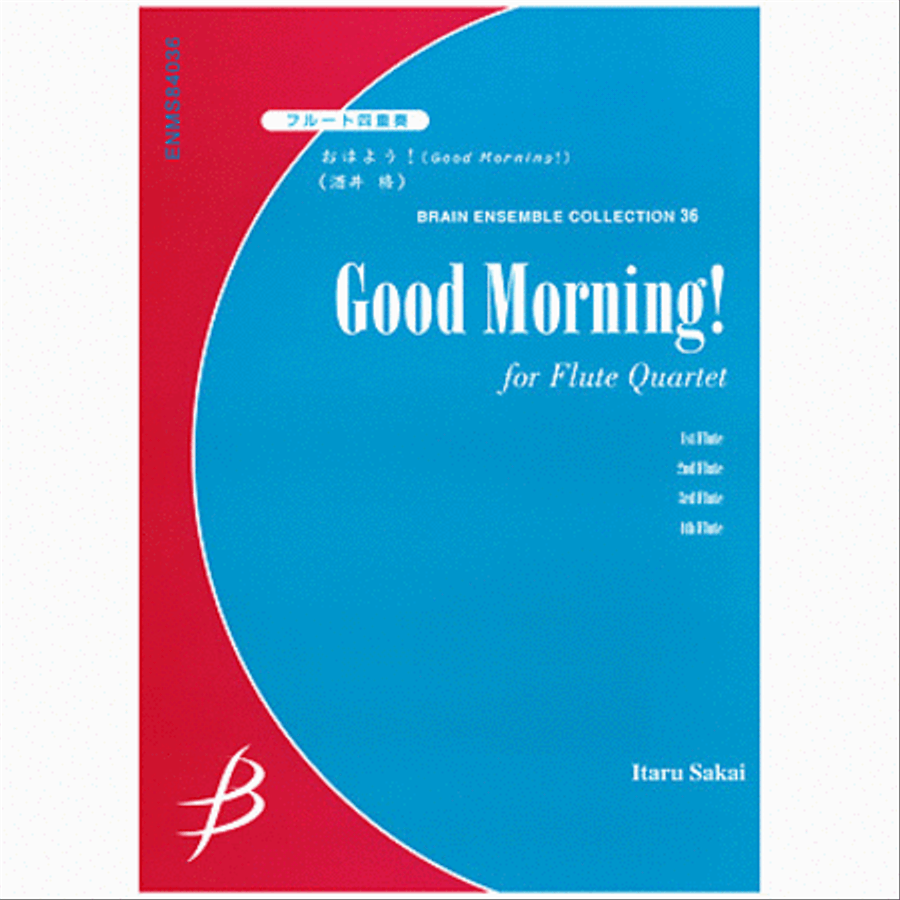 Good Morning! - Flute Quartet Flute Quartet scores gallery preview page 1