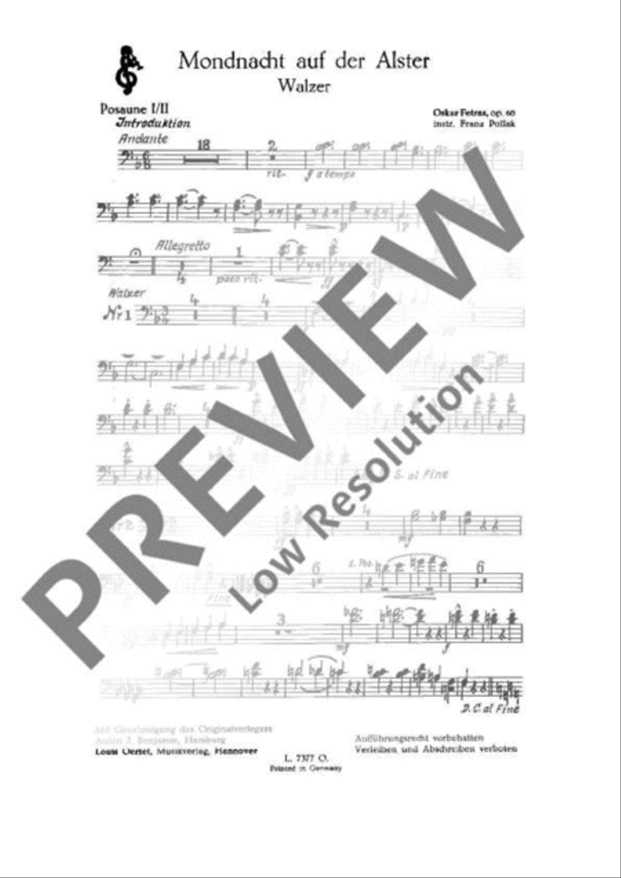 Mondnacht auf der Alster Concert Band scores gallery preview page 5