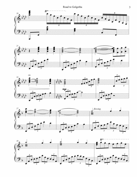 Road to Golgotha ("When I Survey the Wondrous Cross") - Advanced Sacred Piano Arrangement