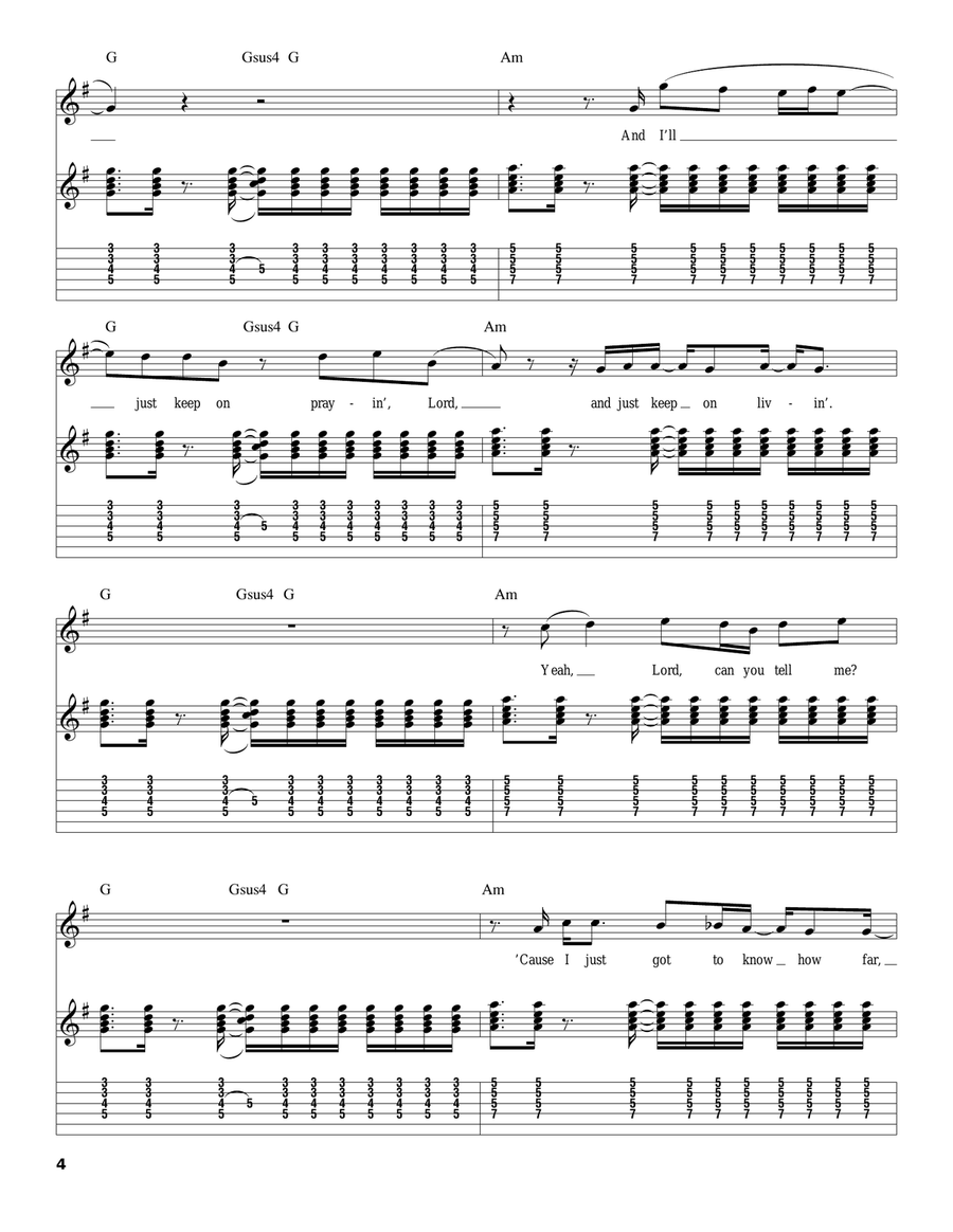 Heaven Heaven Acoustic Guitar scores gallery preview page 4