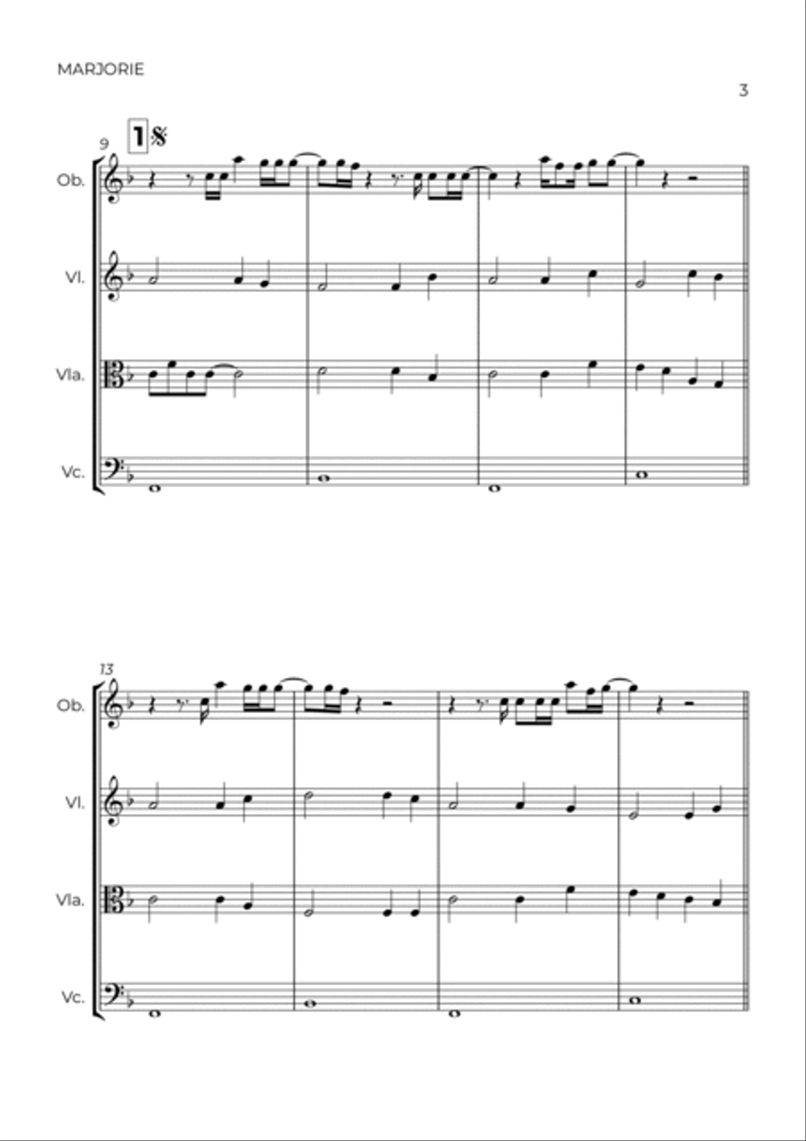 Marjorie Oboe scores gallery preview page 3