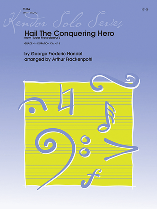 Book cover for Hail The Conquering Hero (from 'Judas Maccabaeus')