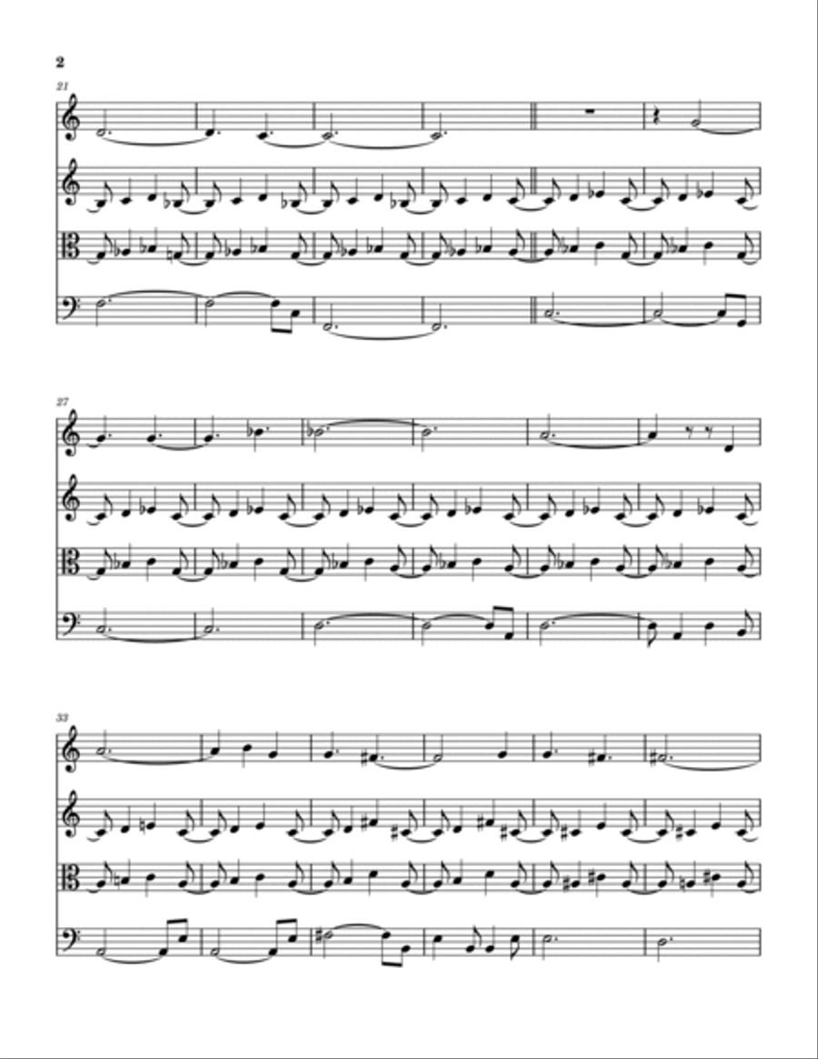 Minuano (Six-Eight) Minuano (Six-Eight) String Quartet scores gallery preview page 3