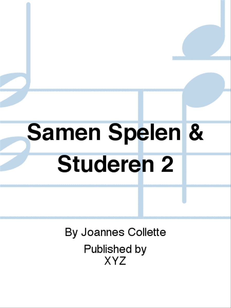 Samen Spelen & Studeren 2 Alto Recorder scores gallery preview page 1