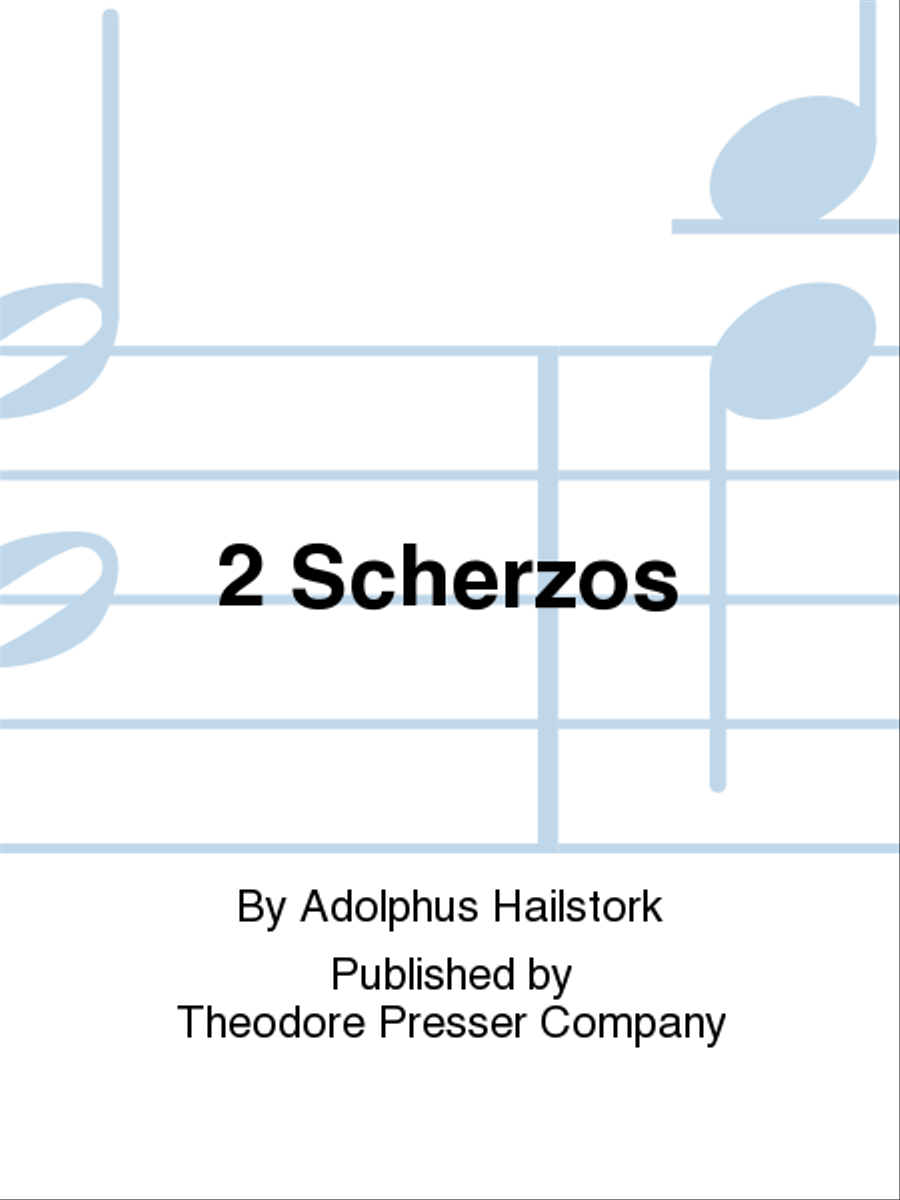 2 Scherzos 2 Scherzos Chamber Music scores gallery preview page 1