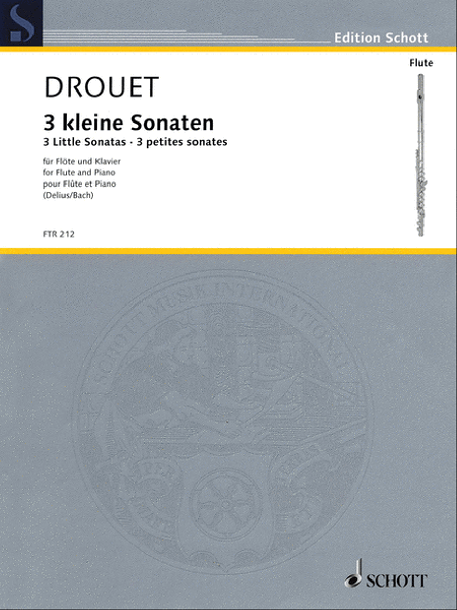 3 Little Sonatas 3 Little Sonatas Flute Solo scores gallery preview page 1