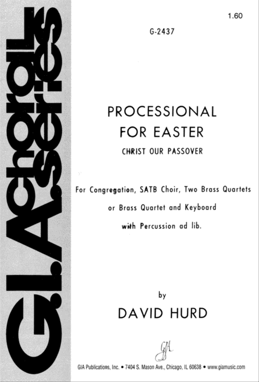 Processional for Easter Processional for Easter 4-Part scores gallery preview page 1