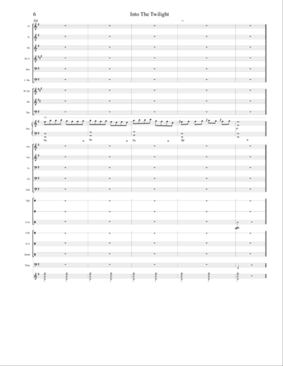 Into The Twilight - For Orchestra Full Orchestra scores gallery preview page 6