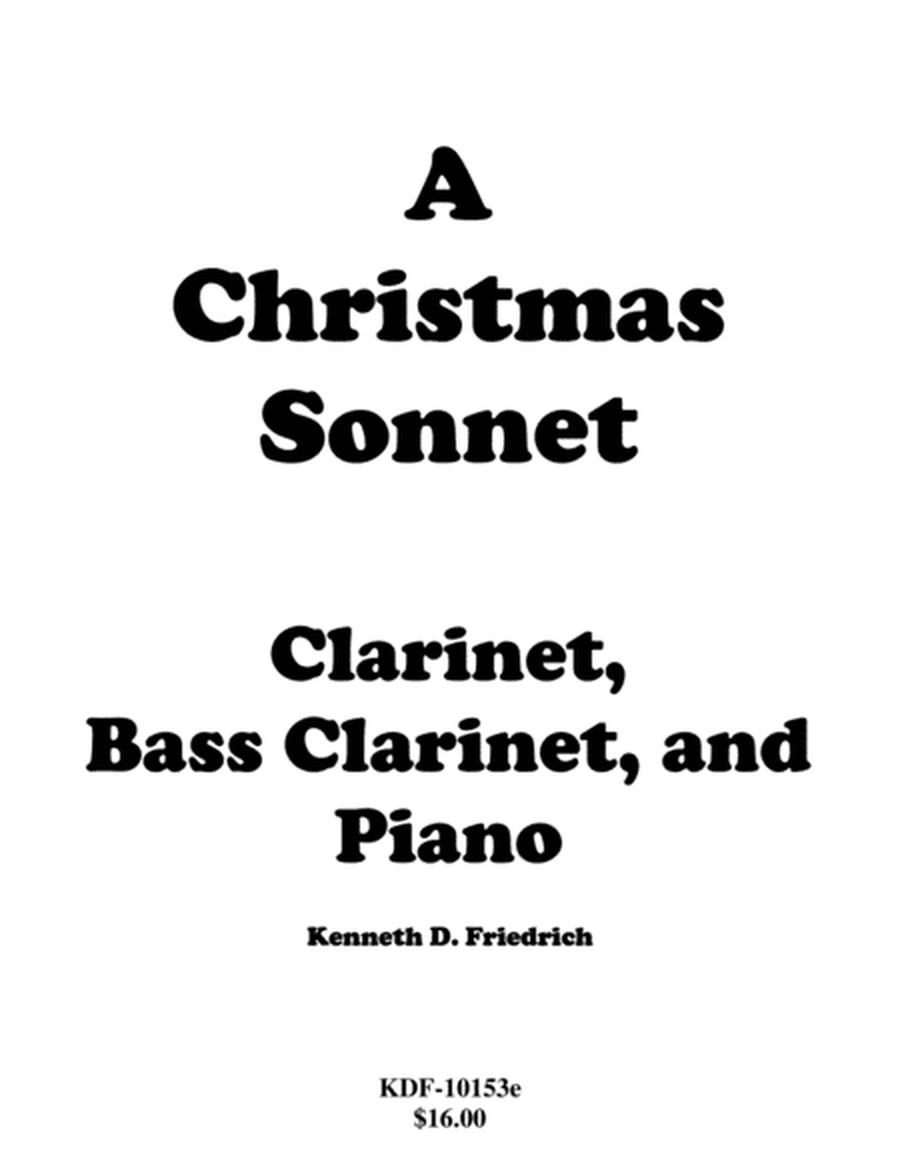 A Christmas Sonnet - Duet and Piano image number null