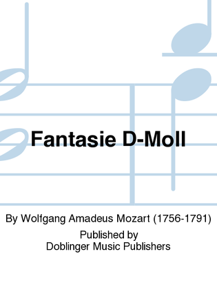 Book cover for Fantasie d-moll