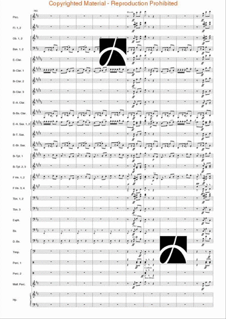 Carmen Suite Carmen Suite Concert Band scores gallery preview page 84