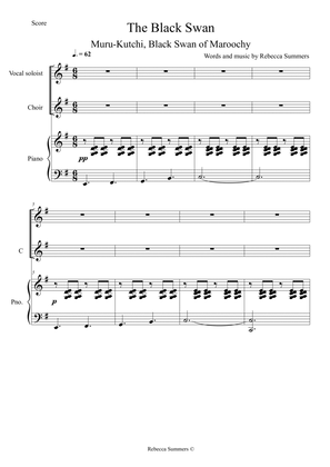 The Black Swan - (Naidoc Week 2-Part Choir with dreamtime story PIANO/SOLO-VOCAL/CHOIR)