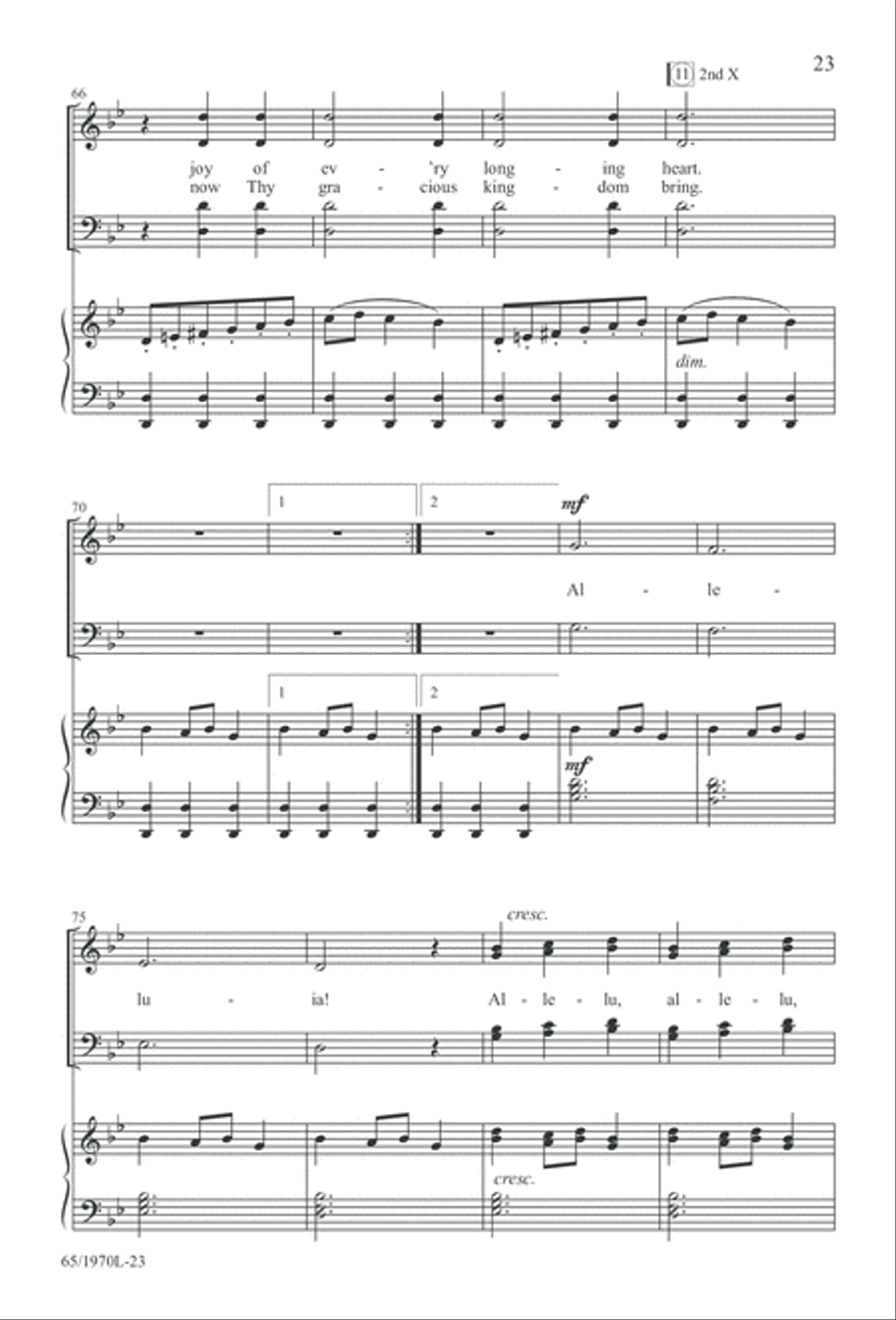 A Great and Mighty Wonder 4-Part scores gallery preview page 24