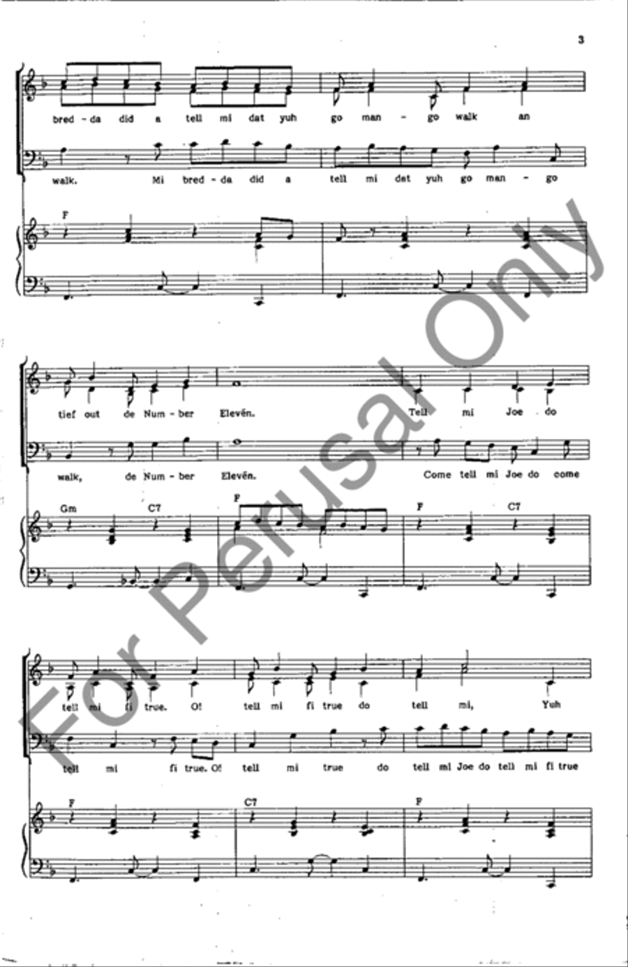 Mango Walk Mango Walk 3-Part scores gallery preview page 3