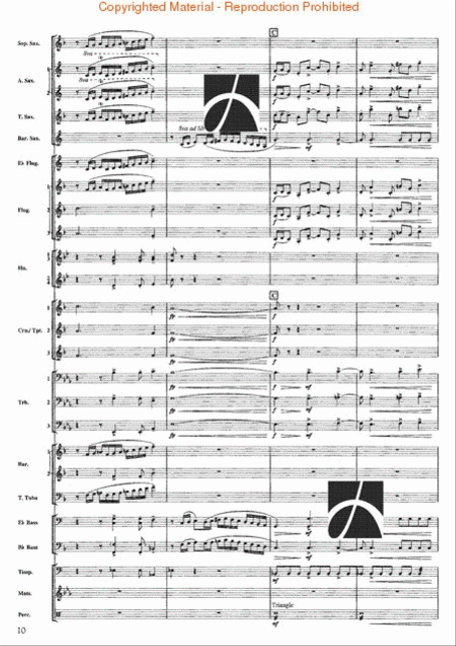 Firework Concert Band scores gallery preview page 9