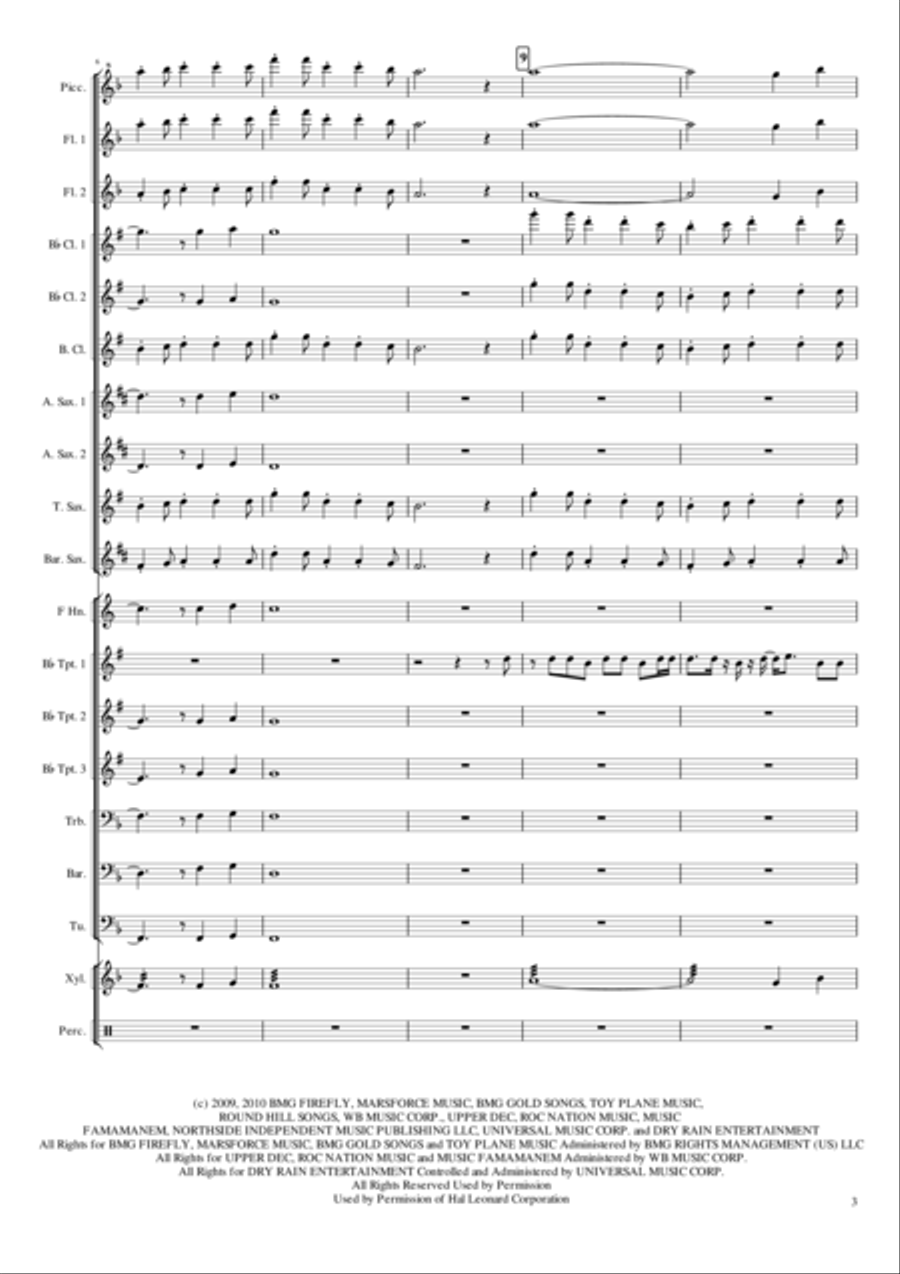 Just The Way You Are Just The Way You Are Small Ensemble scores gallery preview page 3