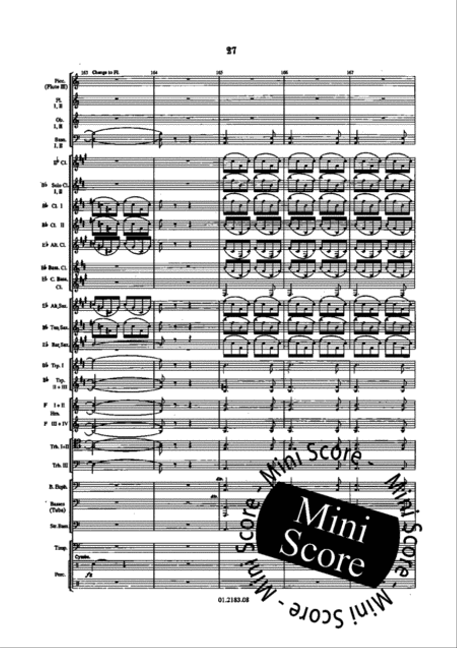 Der Zigeunerbaron Concert Band scores gallery preview page 33