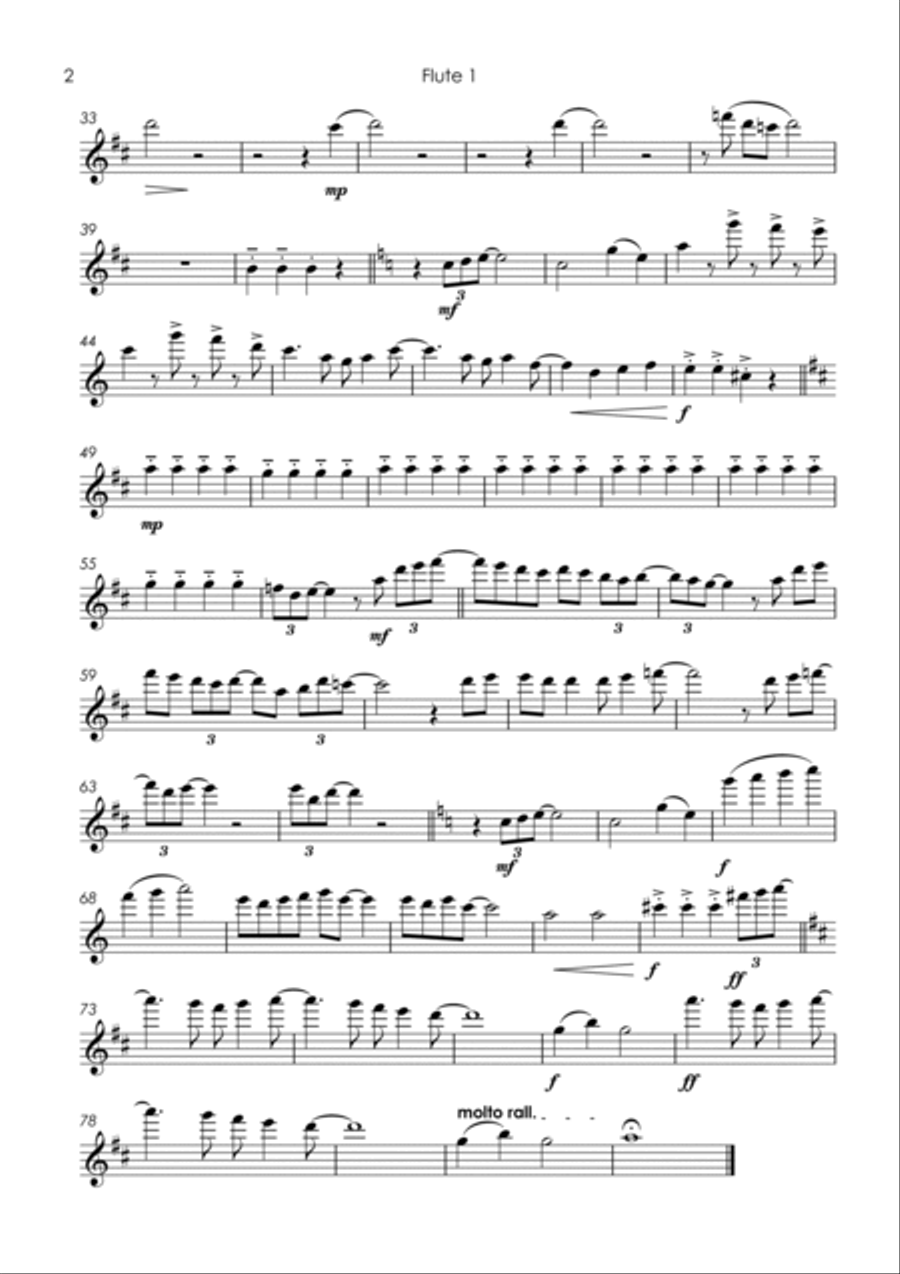 Penny Lane Flute Quartet scores gallery preview page 4