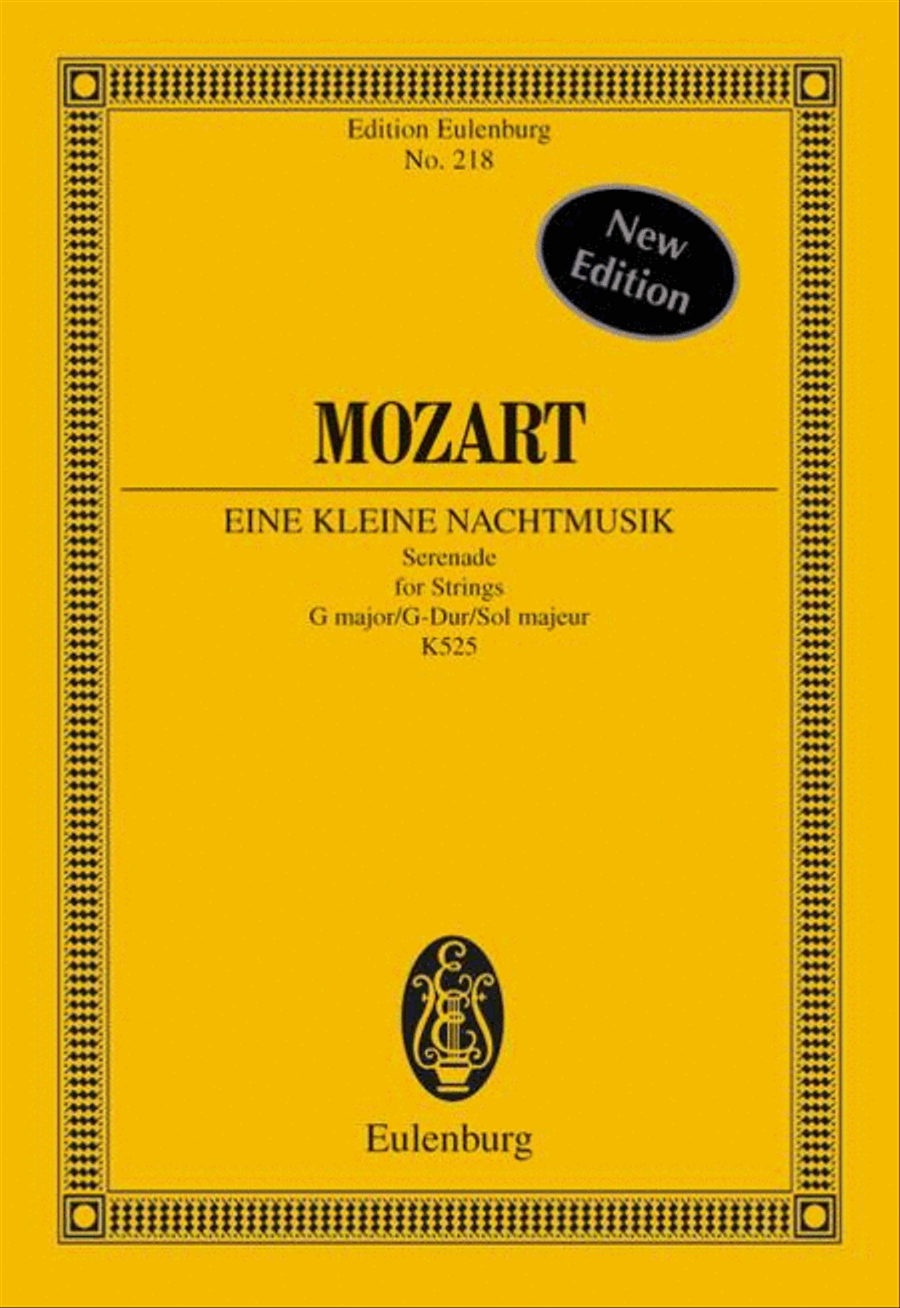 Eine kleine Nachtmusik Cello scores gallery preview page 1